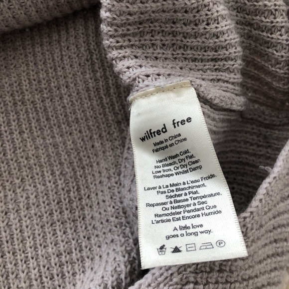 Aritzia waffle knit sweater - Picture 7 of 9